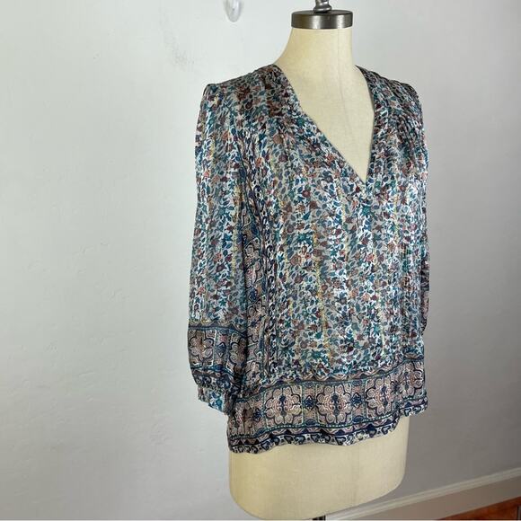 Joie Frazier Blouse in Dusty Mink - Picture 3 of 8